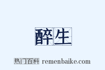 醉生是什么意思的图片